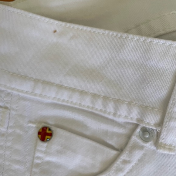 Hudson Mid-rise White Baby Bootcut Jeans - Picture 8 of 11